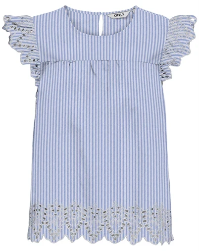 Only - ONLTulum Top - Blue Bonnet